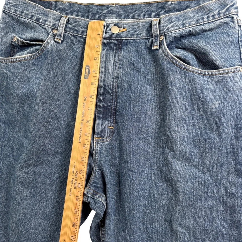 Wrangler Jeans Mens 36x32 (Tag 38x34) Blue Relaxed Fit Denim Pants Western